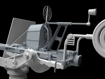 20 mm Oerlikon Gun pt 2 3D model