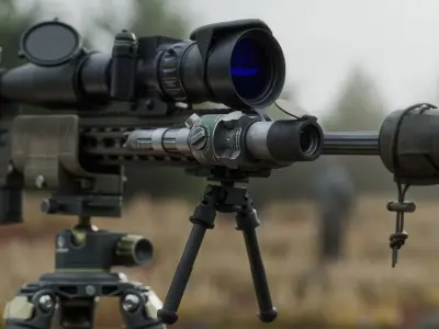 IZLID ULTRA HIGH POWER LASER Low-poly 3D model