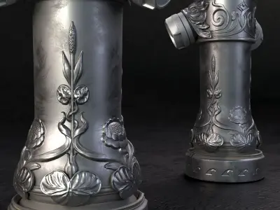 London Vintage  Fire Hydrant 3D model