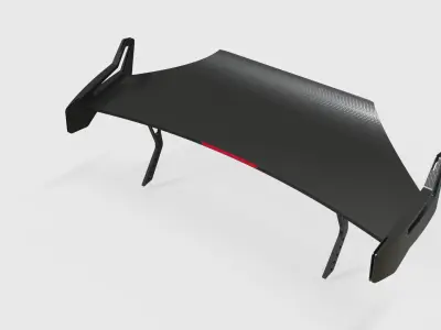 spoiler ghost auto garage tuning 3D model