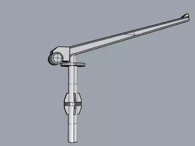 Lifeboat Crane 3D print model