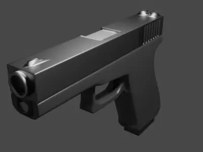 Customizable Glock Free 3D model