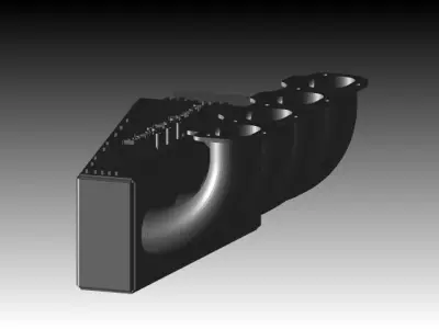 Intake manifold Free 3D model
