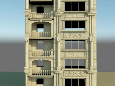 classical building 3D model