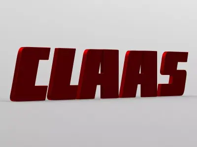 claas logo 3D model