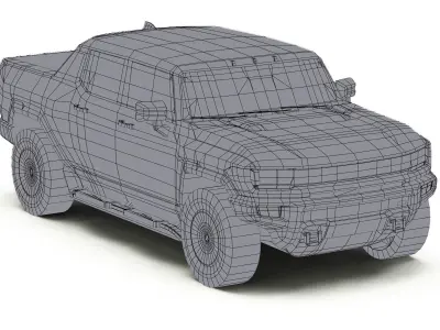 Vehicle-Pack-3 Low-poly 3D model