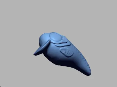 3d scan  wobbler spro fat Iris  3D model