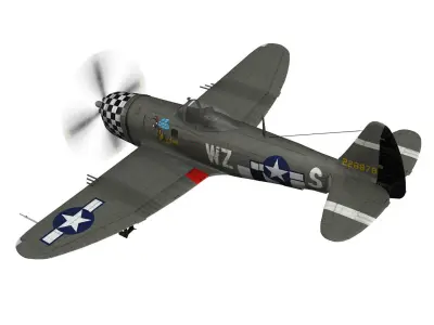 Republic P-47D Thunderbolt - Eileen 3D model