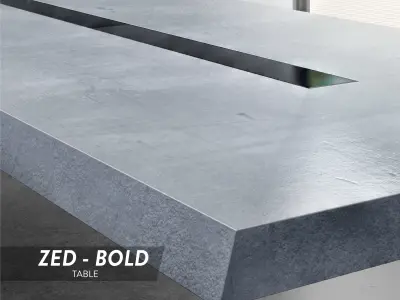 Zed Bold Dining Table 3D model