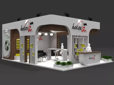 Exhibition Stand - ST0074 3D model