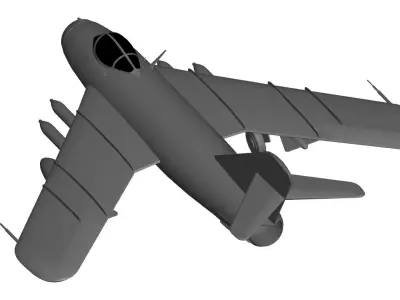 Mikoyan-Gurevich MiG-17 3D model