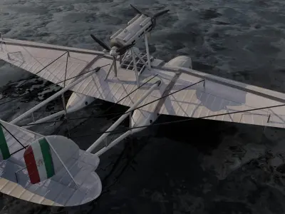 Savoia Marchetti S-55 3D model
