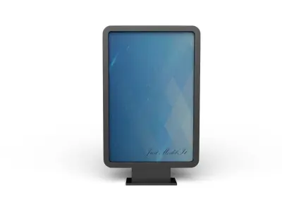 Stand Display M01 Low-poly 3D model