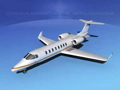 LearJet 45 V13 3D model