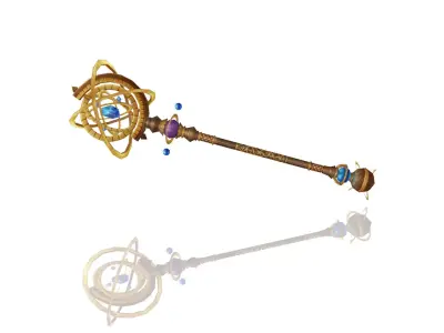 Time Scepter Low-poly 3D model