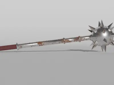 Morning Star Low-poly 3D model