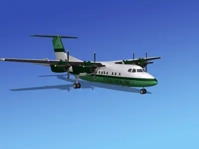 Dehavilland DHC-7 Montana Air 3D model