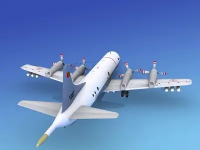 Lockheed P-3 Orion Portugal 3D model