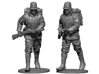 Japan soldier ww2 3D print model