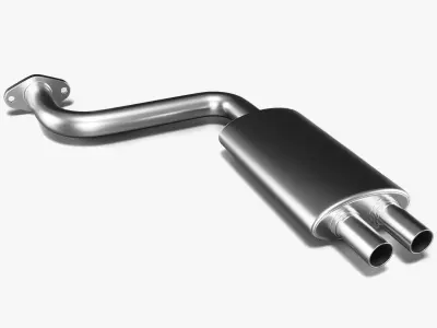 Car Exhaust Pipe 3D model