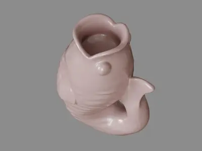Fish vase decoration 3D model