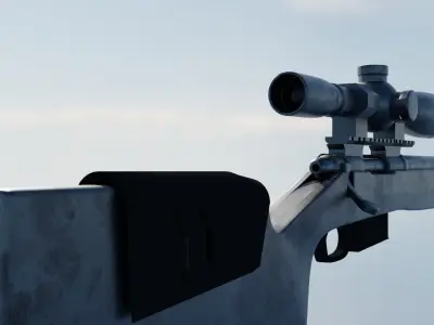 pubg mobile  gun 3D model 3D model
