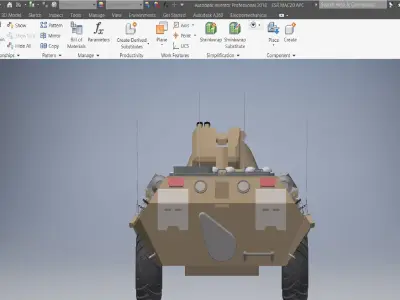 Armored Personnel Carrie Vehicle 3D model