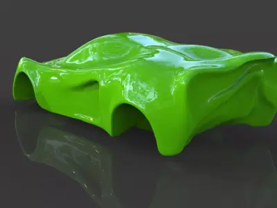 Super Car Body Concept Free 3D model