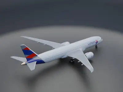 Boeing 787-9 LATAM 3D model
