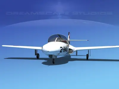 Cessna T-37 Tweetybird Turkey 3D model