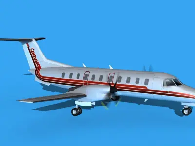 Embraer EMB120 Comair 3D model