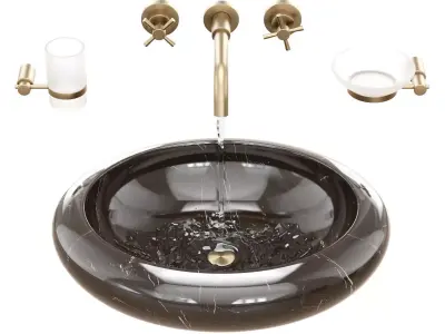 Stone sink Distrito 3D model