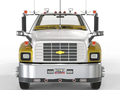 truck shot chevrolet kodiak 2006 3D model