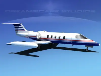 Gates Bombardier Learjet 35 V05 3D model
