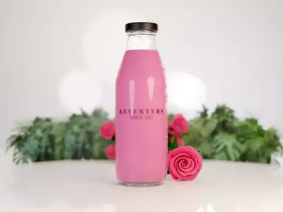 3D Juice bottle 3D model