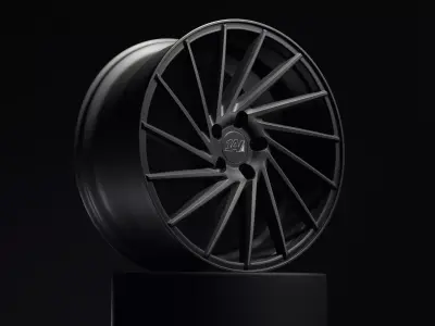 1AV ZX1 Alloy Wheel 3D Model 3D model