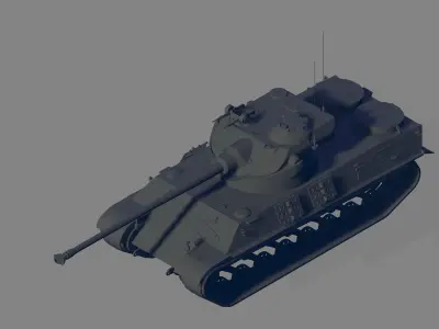 Somua SM 3D model