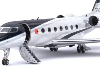 Gulfstream G800 Ultra-Long-Range Business Jet 3D model