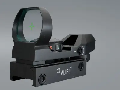 Red Dot Sight 3D model