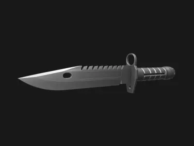 MIILTARY KNIFES 3D model