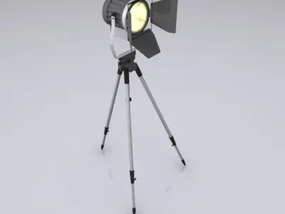 Standing Light Spot 3D model
