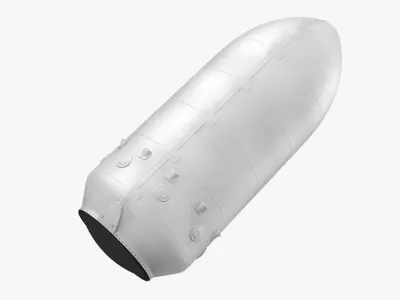 Spaceship Payload Capsule 3D model
