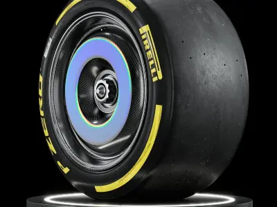 Pirelli F1 2022 BUNDLE Commercial 3D model