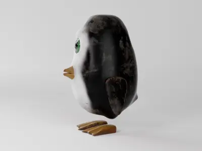 cyclops penguin 3D model