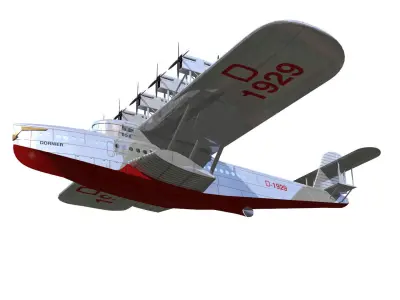 Dornier D ox 3D model