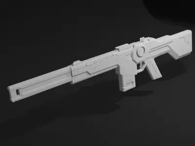 Phantom spectre Valorant 3D model