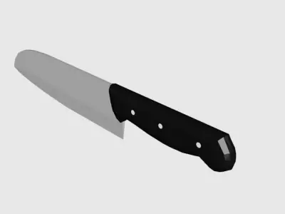 Low Poly Knive Pack Free low-poly 3D model