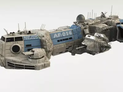 CDF Assault Frigate - Nexus 3D model