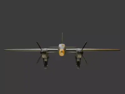 American Fighter Aircraft 3D model