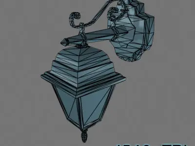 Street Lamp Gameready Free low-poly 3D model